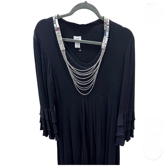 Cache - Bell Sleeve Dress - Size 10 - Picture 5 of 5